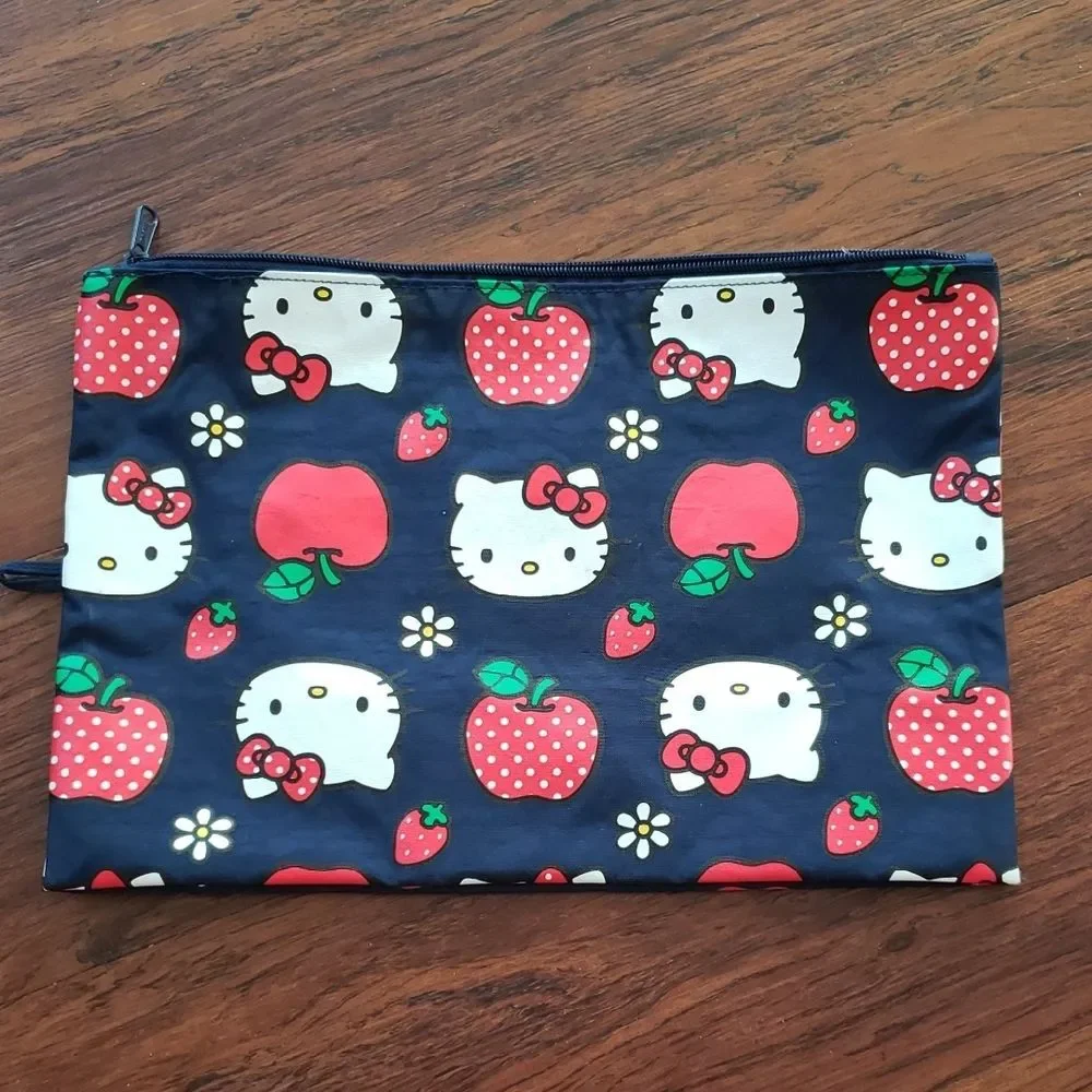BAGGU Hello Kitty Dark Blue Accessory Bag Casual Kawaii Trendy Retro Y2K